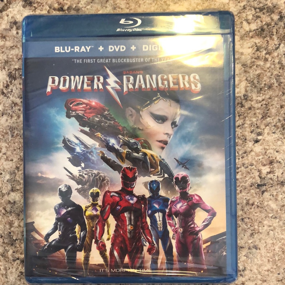 New unopened Power Rangers BluRay and DVD